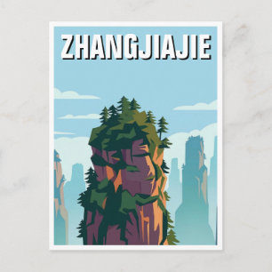 Carte Postale Montagne Hallelujah Avatar, Zhangjiajie