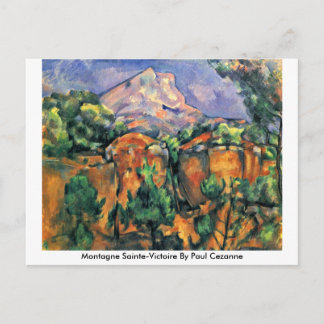 Carte Postale Montagne Sainte-Victoire Par Paul Cezanne