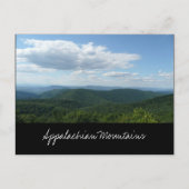 Carte postale Montagnes Appalaches (Devant)