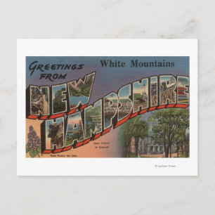 Carte Postale Montagnes blanches, New Hampshire 3