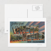 Carte Postale Montagnes blanches, New Hampshire 4 (Devant / Derrière)