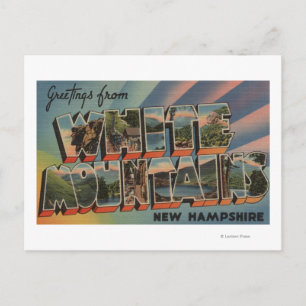 Carte Postale Montagnes blanches, New Hampshire 4