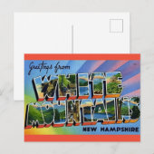 Carte Postale Montagnes Blanches NH (Devant / Derrière)