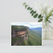 Carte Postale montagnes bleues escarpées (Debout devant)