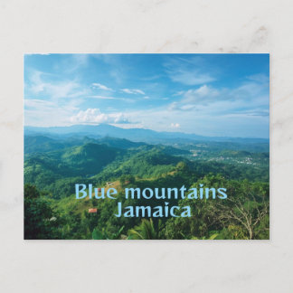 Carte Postale Montagnes bleues jamaïque