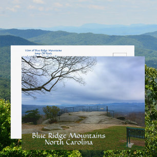 Carte Postale Montagnes Blue Ridge Jump Off Rock NC