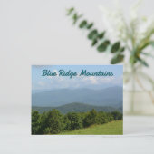 Carte Postale Montagnes Blue Ridge - Mont Bearwallow NC (Debout devant)