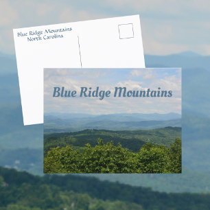 Carte Postale Montagnes Blue Ridge Photographie des Appalaches