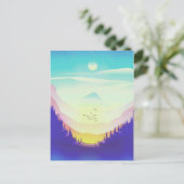 Carte Postale Montagnes brumeuses (Debout devant)