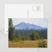 Carte Postale Montagnes Cascade, Oregon (Devant / Derrière)