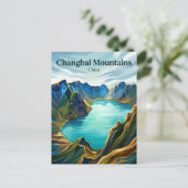 Carte Postale Montagnes Changbai Chine (Debout devant)