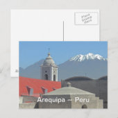 Carte Postale Montagnes d'Arequipa Pérou (Devant / Derrière)