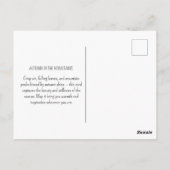 Carte Postale Montagnes d'automne Feuilles d'automne Nature Vint (Dos)