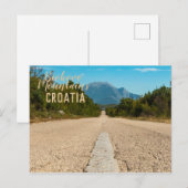 Carte Postale Montagnes de Biokovo - Croatie (Devant / Derrière)