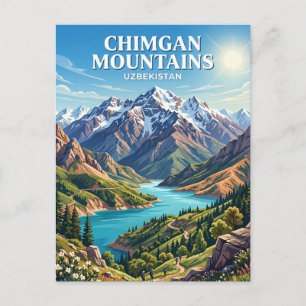 Carte Postale Montagnes de Chimgan Ouzbékistan