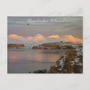 Carte Postale Montagnes de Makushin pendant le lever du soleil h