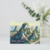 Carte Postale Montagnes de marbre Vietnam (Debout devant)