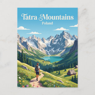 Carte Postale Montagnes de Tatra Pologne