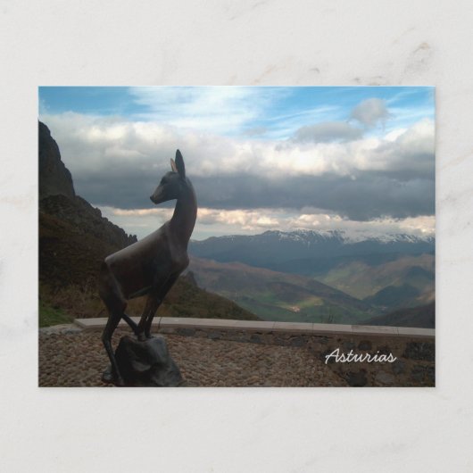 Carte Postale Montagnes des Asturies, Espagne (Devant)