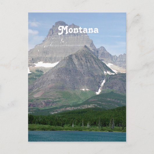Carte Postale Montagnes du Montana (Devant)
