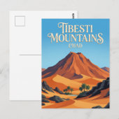 Carte Postale Montagnes du Tibesti Tchad (Devant / Derrière)