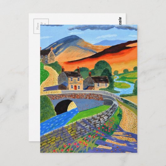 Carte Postale Montagnes écossaises 3 (Devant / Derrière)