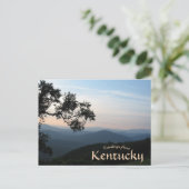 Carte Postale Montagnes et Campagne dans le Kentucky (Debout devant)