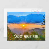 Carte Postale Montagnes fumées (Devant / Derrière)