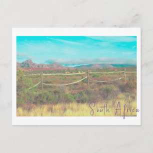 Carte Postale Montagnes naturelles Afrique du Sud ZA Fields