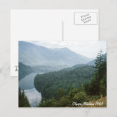 Carte Postale Montagnes Olympiques (Devant / Derrière)