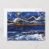 Carte Postale Montagnes Olympiques (Devant / Derrière)