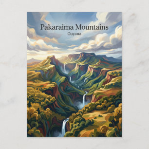 Carte Postale Montagnes Pakaraima Guyana