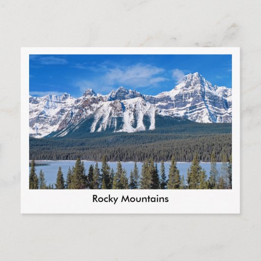 Carte Postale Montagnes Rocheuses (Devant)