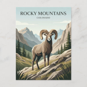 Carte Postale Montagnes Rocheuses États-Unis