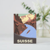 Carte Postale Montagnes Suisses (Debout devant)