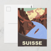 Carte Postale Montagnes Suisses (Devant / Derrière)