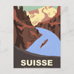 Carte Postale Montagnes Suisses