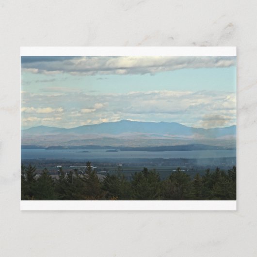 Carte Postale Montagnes vertes (Devant)