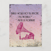 Carte Postale Montaigne Confesses (Devant)