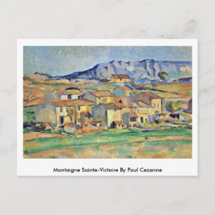 Carte Postale Montaigne Sainte-Victoire By Paul Cezanne