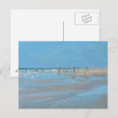 Carte Postale Montalivet Réflexion bleue (Devant / Derrière)