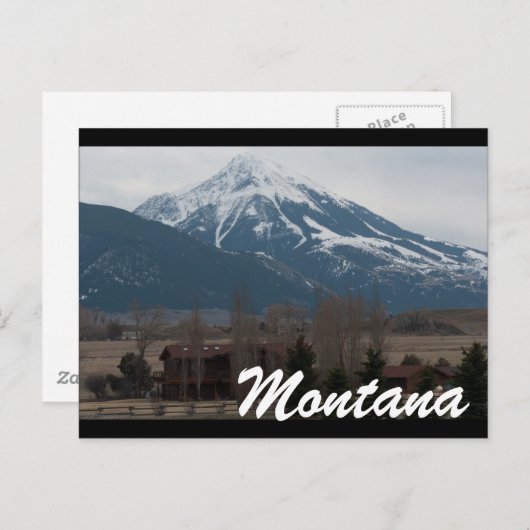 CARTE POSTALE MONTANA (Devant / Derrière)