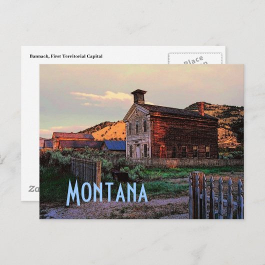 Carte postale Montana (Devant / Derrière)