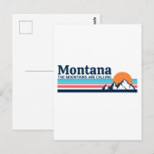 Carte Postale Montana (Devant / Derrière)