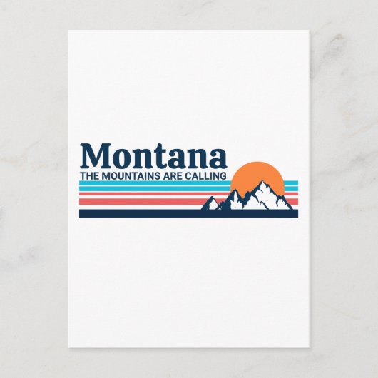 Carte Postale Montana (Devant)