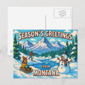 Carte postale MONTANA (Devant / Derrière)