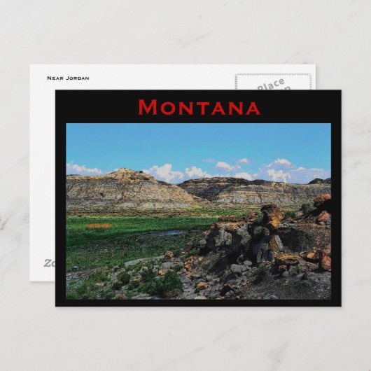 Carte postale Montana (Devant / Derrière)