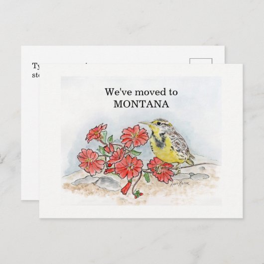 Carte Postale Montana (Devant / Derrière)