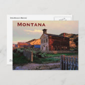 Carte postale Montana (Devant / Derrière)