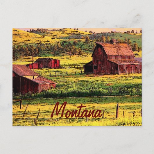 Carte postale Montana (Devant)